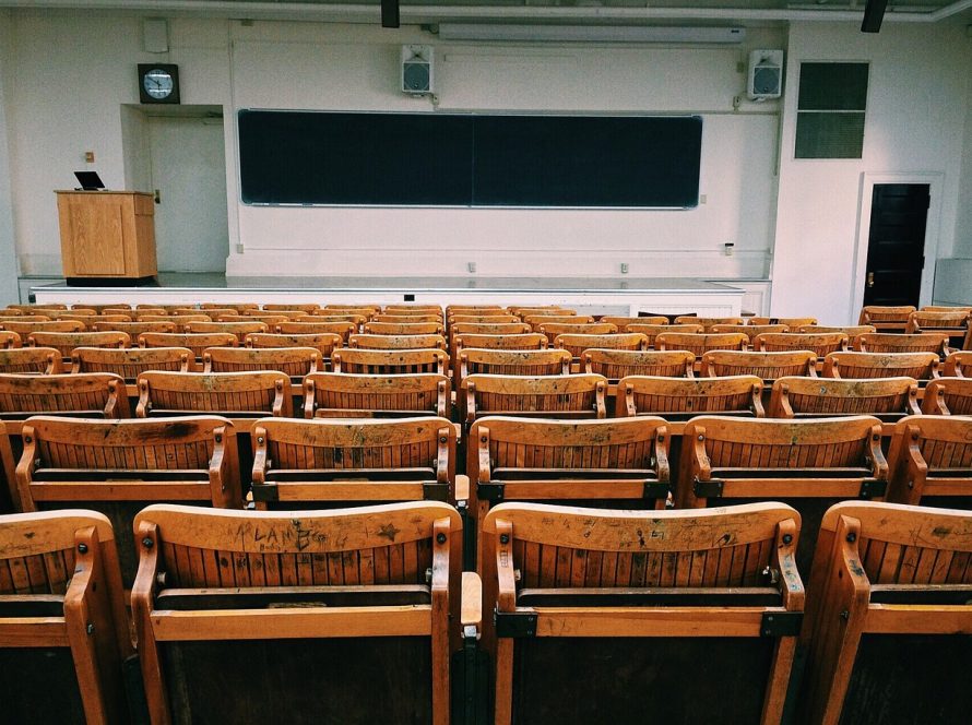 Empty College Classroom